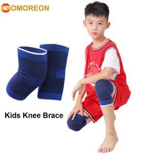 1Pair Kids Knee Sleeve Knee Brace Children Knee Support Kids Knee Compression Child Knee Pads for Basketball Volleyball Sports Gymnastics