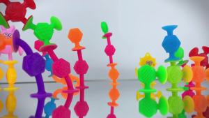 Toddler Textured Suction Cup Toys 40 PCS Kids Bath Toys Ages 4-8 Sensory Sucker Toys for Baby Age 3 Travel Window Shower Bathtub Toys Montessori Stress Release Ideal Gifts for Boys Girls