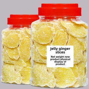 Yo Hi Stay Sweet Ginger Slice 500G Snack Instant Ginger Slices Red Sweet Ginger Slice Dried Ginger Sugar Handmade Authentic Ginger Flavor Ginger Slices