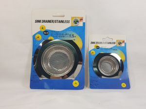 Miếng/chén chén inox lọc rác 72mm và 115mm thông minh cho bồn rửa lavabo