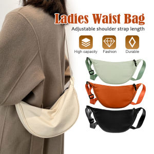 Dumpling Shoulder Bag Chest Bag Waist Bag Pouch Bag Travel Bag Sling Bag Korean Ins Canvas Bag Underarm Bag Casual Handbag Tote bag Messenger Bags