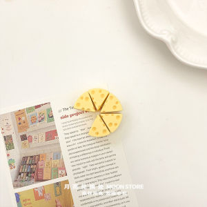 Decorative Cheese Mini Magnet Fridge Magnet Photo Magnetic Stick Whiteboard Absorption Hole Board Cheese Shape Home Decor