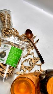 Bạc Hà Núi (Củ Ráy rừng) túi 1kg pha trà - Thái lát sẵn hàng sấy khô - trắng đẹp thơm.