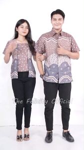 felicitybatik - Batik Couple Seragam Atasan Blouse Wanita Kemeja Pria Batik Kebaya Modern