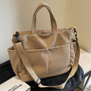 Large Capacity Corduroy Shoulder Bag: A Versatile Choice for Women