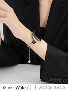 iSeriseWatch | Stylish Tea Rose Female Metal Bracelet for Apple Watch 41mm