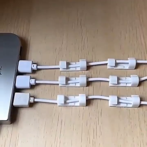 20 Pcs Wire Holder Wire Cable Clips Desktop Organizing Wall Adhesive Cord Organizer