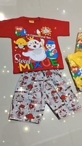 Baju Setelan Mixue Anak Laki laki Dan Perempuan  1-8 tahun
