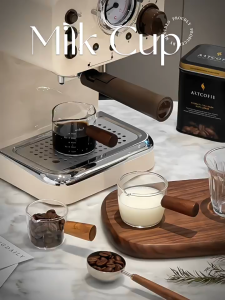 Ounce measuring cup glass coffee liquid extraction cup