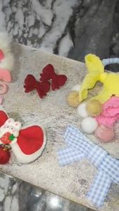 jepitan rambut anak Perempuan aksesories Jepit Rambut pita lucu ikat rambut pita lucu