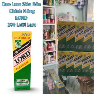 Hộp 200 Lưỡi Lam Dao Cạo Râu LORD Siêu Bén Hàng Chính Hãng.