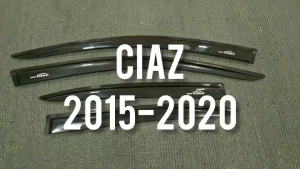 กันสาด CIAZ กันลม คิ้ว ดำทึบ ซูซุกิ เซียส SUZUKI 2015 2016 2017 2018 2019 2020 2021 2022 2023 2024 ใส่ร่วมกันได้