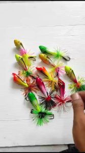 Umpan Mancing Jump Frog & Geol Rattle 7cm: Umpan Berkualitas Tinggi