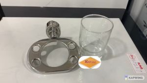 Kệ ly đơn Inox Bảo KAG-BAO236 giá ly bàn chải đánh răng SUS304 cao cấp siêu bền thiết kế tuyệt đẹp tiện dụng