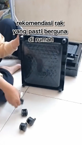 Rak Yoyo 4 susun / Rak Yoyo Serbaguna / Lemari plastik / Lemari pakaian