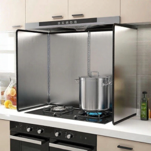 NAIFUNA | Stainless Steel Oil Splash Guard Stove Shield