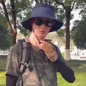 Summer Bucket Hat Breathable Sweat-Wicking Anti-UV Outdoor Fishing Hiking Hat Adjustable Foldable Quick Dry Travel Sun Cap