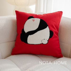 Ins Style Red Panda Design Cushion