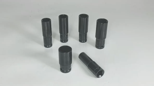 Magnetic Hex Bit Socket Set Hardened Carbon Steel Deep Metric Socket 1/2 Square Drive For Cordless Impact Wrench