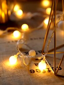 DR Lampu Tumblr Bulat Bola Anggur Lampu Pohon Natal Tumbler Model Bulat LED 100Pcs