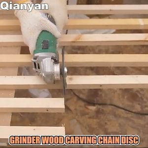 Mata Gerinda Wood Carving Disc 4" Inch Chain Ukir Potong Pahat Kayu F3