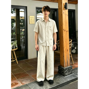 OUMULONG | Bộ Đồ Phong Cách Linen Thoáng Khí