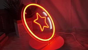 Đèn Neon LED Hình Cầu Anime Đa Năng Đèn Ngủ Tròn Trang Trí Phòng Ngủ Phòng Game Quà Tặng Sinh Nhật Chất Liệu Nhựa Resin