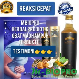 M Biopro Asli Obat Magh l Obat Magh Asam Lambung l Obat Magh Lambung Herbal 380 ml Reaksi Cepat