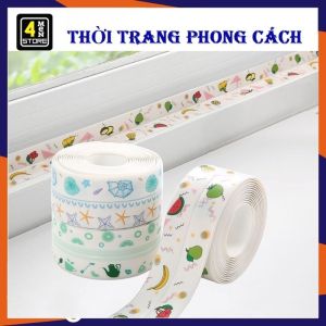 Băng Dính Dán Viền Bồn Rửa Chén Chống Thấm Nước Họa Tiết Dễ Thương - Băng Keo PVC Dán Viền Bếp Chống Dầu Mỡ - Băng Dính Dán Mép Tường Chống Ẩm Mốc