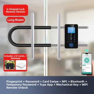 FALEISTON | Fingerprint Smart Lock U-Shaped Padlock