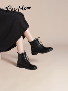 REEMOOR | Giày Boots Phong Cách Retro Đế Mềm