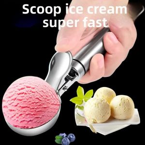 ZEXI | Stainless Steel Fruit Ice Cream Scoop