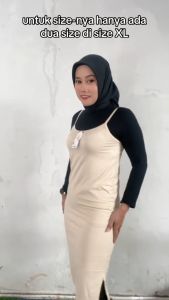 Tanktop Miranda 6369 Camisol Panjang Tali Lebar dan Tali Kecil Bahan Rayon Spandex