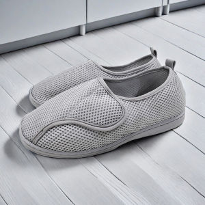 Diabetic Foot Shoes Wide Loose Men Women Special Shoe for Bunion Surgery Recovery Comfortable Breathable Flat Heel Home Wear