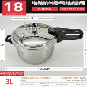 ZUOLEJIA | Household Safety Explosive-proof Pressure Cooker mini