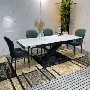 Bàn Ăn Thông Minh 1m4 kéo dài 2m . Mặt đá ceramic Nhập khẩu < Free Ship Hà Nội >