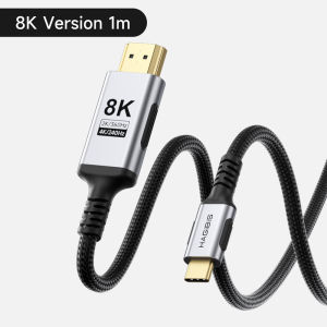 Hagibis | Hagibis USB C to HDMI Cable Type-C to HDMI 2.1 8K Video Soft Cable Phone Laptop to TV Monitor 4K240Hz for Phone Tablet Projector