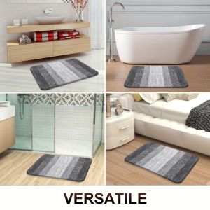 VIKAMA Solid Color Gradient Carpet Living Room Sofa Anti Slip Floor Mat Bedroom Bedside Carpet Home Decoration