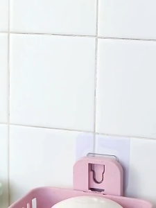 rak toilet sabun model tempel dinding 2 tingkat/rak sabun 2 tingkat-dc