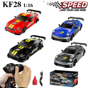 JDD [Fast Delivery][Original Available]  2.4G RC Drift Car KF28 1/16WD Remote Control Car High Speed Four Wheel Drive Radio ControlledRacing Car Model Boy Toy Gift