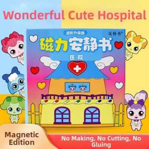 Sách Học Tập Yên Tĩnh cho Trẻ Em với Sticker Từ DIY