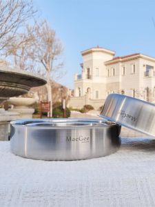 Large round 304 Stainless Steel Steamer Plate for Steamed Rice Cakes Fruit Skin Cold Skin Seafood Deep Dish Noodle Skin Roasting Pan