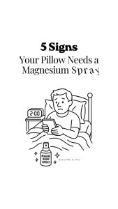 BlendME® Soothing Magnesium Pillow Mist Spray 100ml - Relaxing Essential Oil Formula for Home Fragrance & Sleep Aid