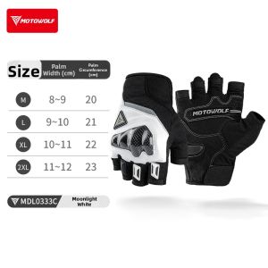 Motowolf | Knight Protective Full-finger Gloves Leather Carbon Fiber Anti-fall