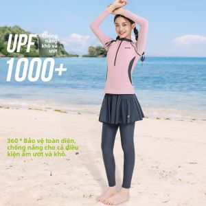XTEP | Bộ Đồ Lặn Thiết Kế Bảo Thủ Dành Cho Huấn Luyện Áo Dài Tay Quần Dài