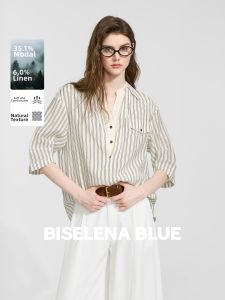 BEIQIANI | Pleated Design Modal Blouse