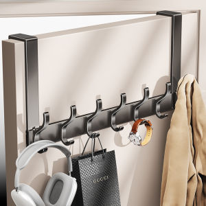 Space Aluminum Door Back Hooks No Drilling Required Hanger