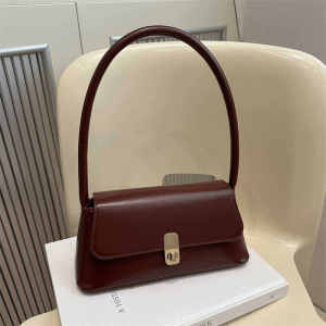 กระเป๋าสะพายไหล่ผู้หญิงแบบทันสมัย กระเป๋าสะพายข้างใต้วงแขนสไตล์เกาหลี กระเป๋าถือหนัง PU ลายผลไม้ ขนาดเล็ก สำหรับวัยรุ่น