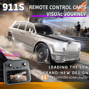 911S RC Cars - 4K HD Camera 4.3-inch Screen One Click Drif Camera Lifting Design LED Lighting Drift HD Video Kids RC Vehicle