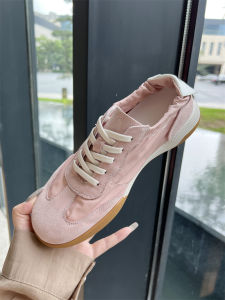 HaiXingJia Heart Throbbing Ballet Academy Style Soft Leather Breathable Casual Sports White Shoes Cross Buckle round Toe Flat Heel